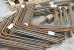 90° bent rebar