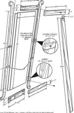 tripod dressing mirror