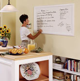 white board panel used in a kitchen