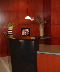 paneling in office