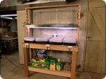 cedar potting bench