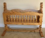Turned Post Baby Cradle