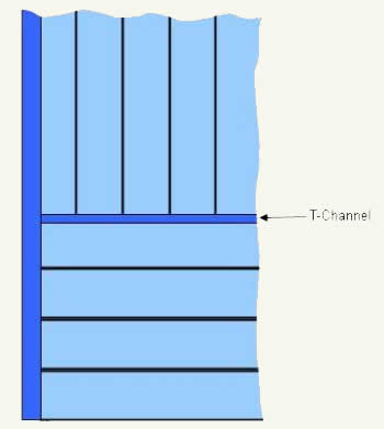 transition from horizontal to vertical siding