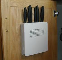 cabinet door knife holder