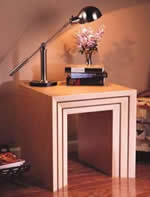 nesting end tables - free plans, drawings & instructions