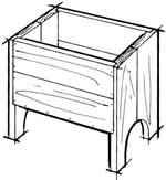 shaker magazine rack - free plans, drawings & instructions