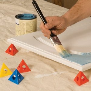 painter's pyramids for painting pictures and other small objects