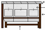 multiple rabbit hutch - free plans, drawings and instructions