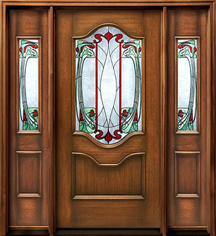 Pre-Hung Exterior Door With Sidelights