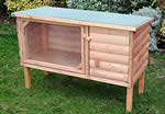 rabbit hutch - free plans, drawings and instructions