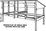 rabbit hutches - free plans, drawings and instructions